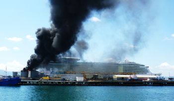 Independence of the Seas - Explosion - Gilbraltar
